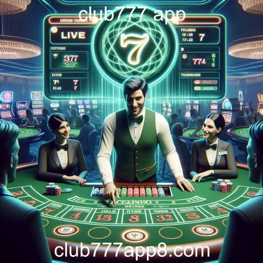Explore o Live Casino no Club777 App